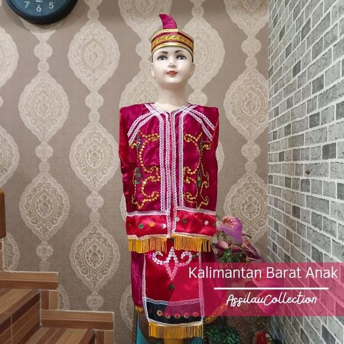 Pakaian Tradisional Kalimantan Barat //Baju Adat Kalimantan Barat Anak