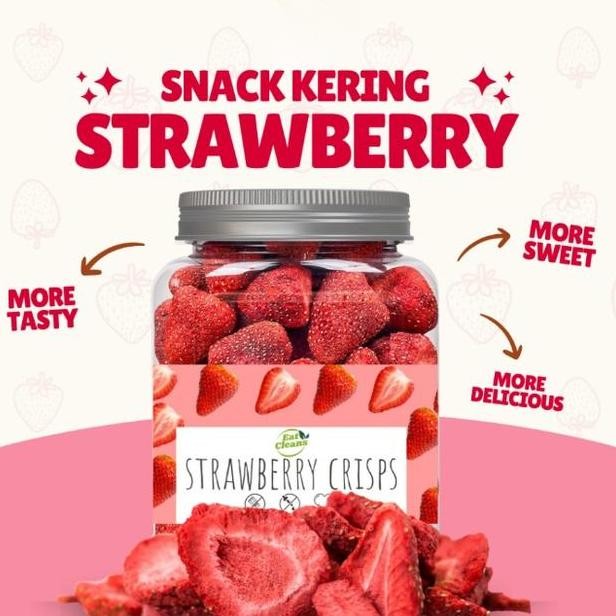 

Freeze Dried Strawberry Sna Buah Strawberry Kering Cemilan Sna Rendah Kal