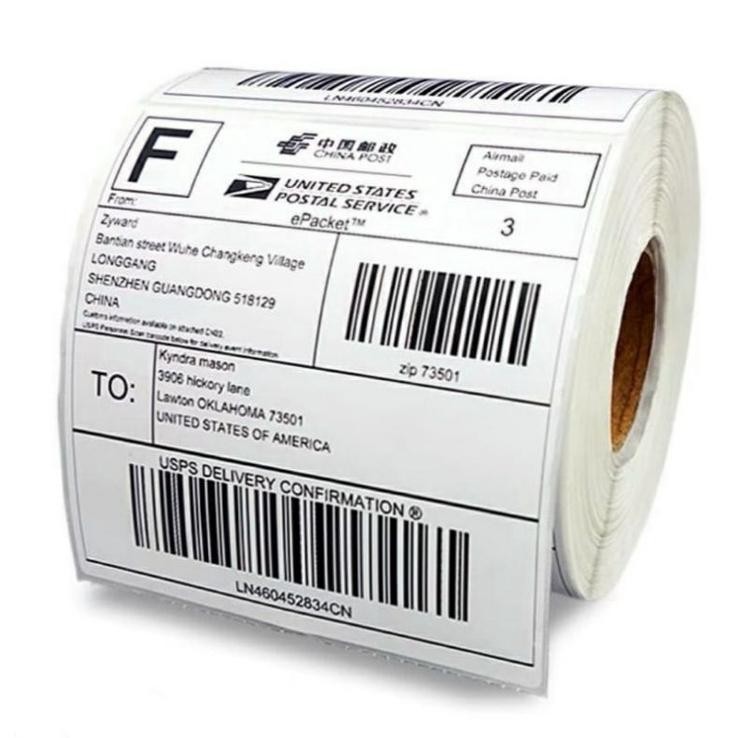 

Kertas Thermal Sticker/Label Sticker Thermal (Roll) 100 x 150MM 250 PCS WINSTAR Barcode UK A6 SV9