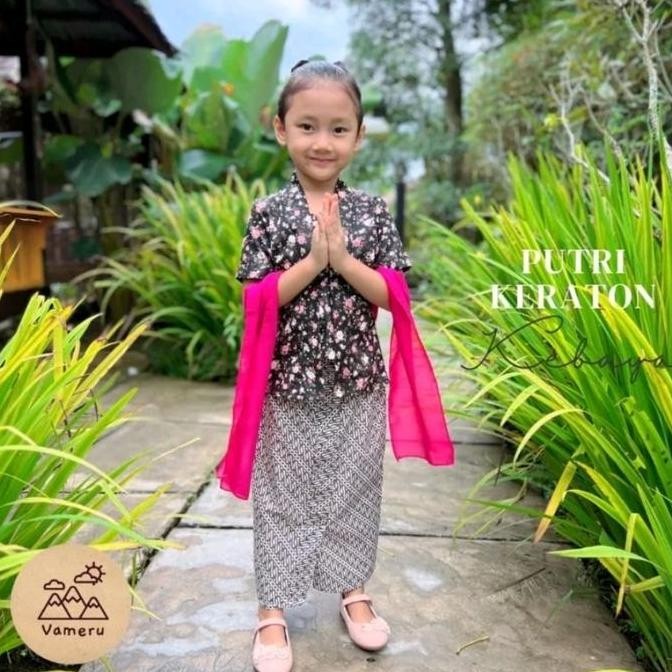 KEBAYA BUNGA ANAK KUTUBARU KATUN JEPANG