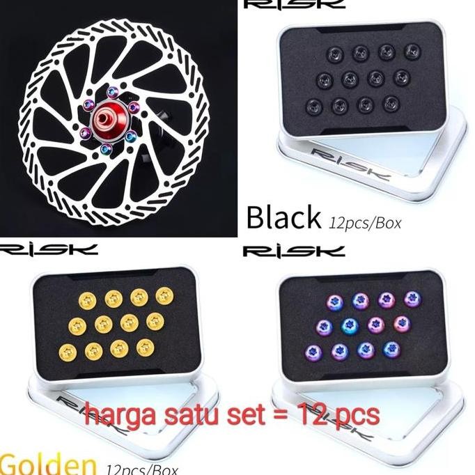 Baut Rotor Titanium - Titanium Bolt Rotor - Baut Rotor Sepeda