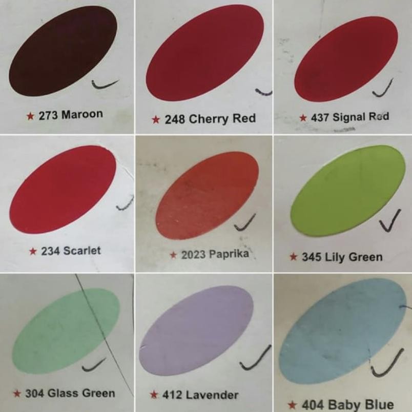 

Seiv Cat Minyak Kayu & Besi / Cat Kayu / Cat Besi Warna Khusus 1 kg SV9