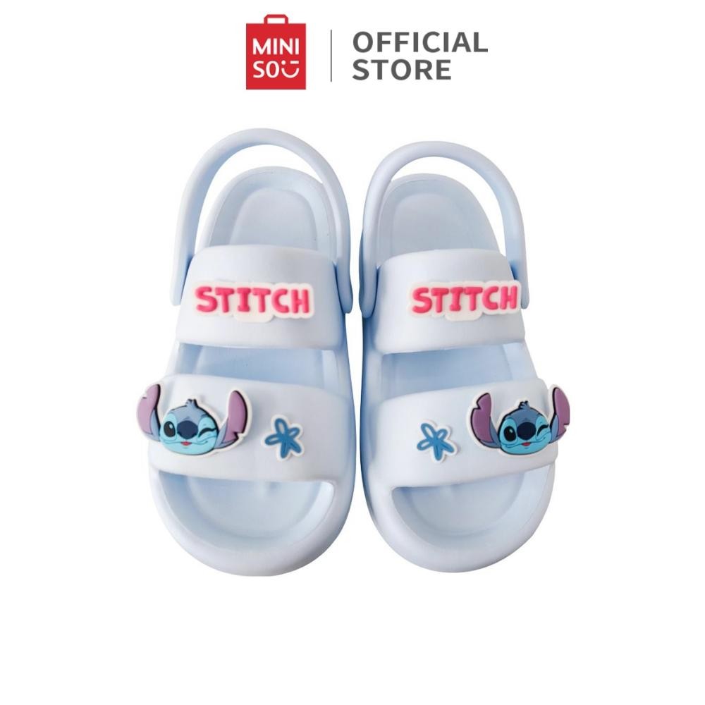 Miniso x Disney Stitch Collection Sandal Fashion Slippers Sandal Wanita Sol Tebal Anti Slip