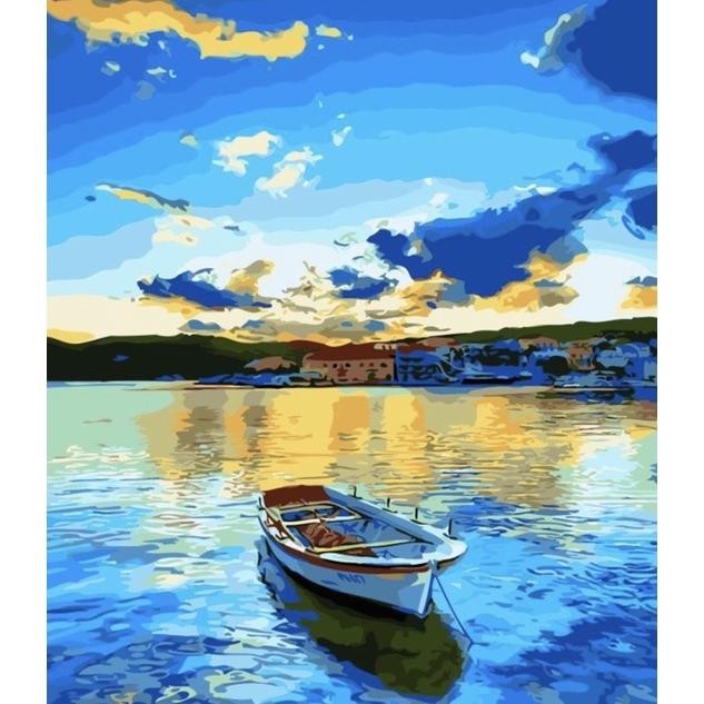 

Painted by Number 50x40 CM Lukisan Minyak SV9