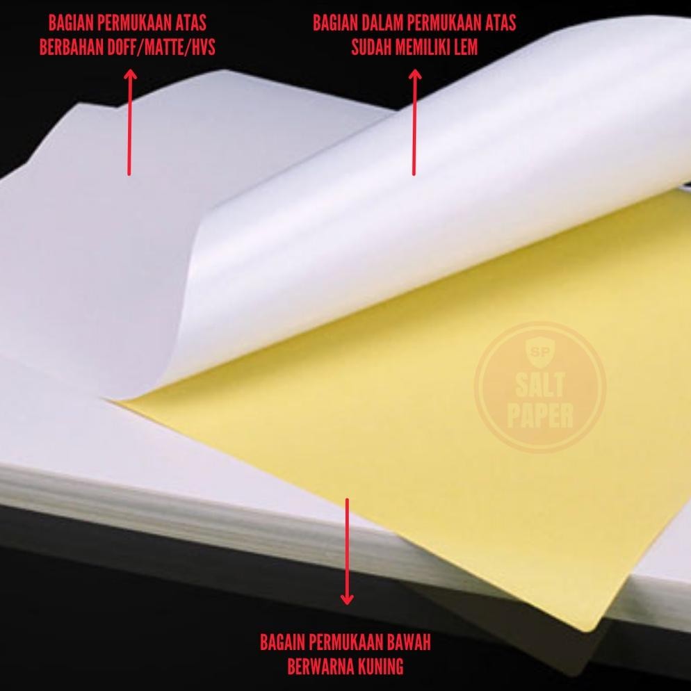 

Kertas Stiker A4 Doff Isi 30 Lembar / Kertas Sticker A4 Doff / Kertas Sticker / Kertas Stiker SV9