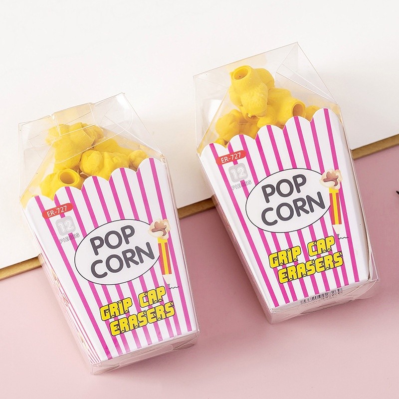 

PAOPAO Penghapus Pop Corn Cute Penghapus Pensil Karet Character Import