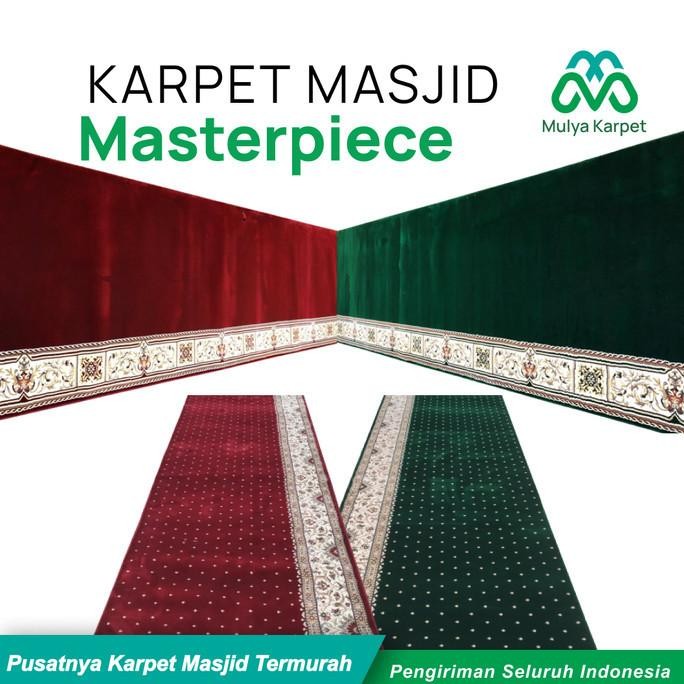 Karpet Masjid Turki Tebal 20mm Masterpiece Meteran / Karpet Sajadah / Karpet Mushola AST