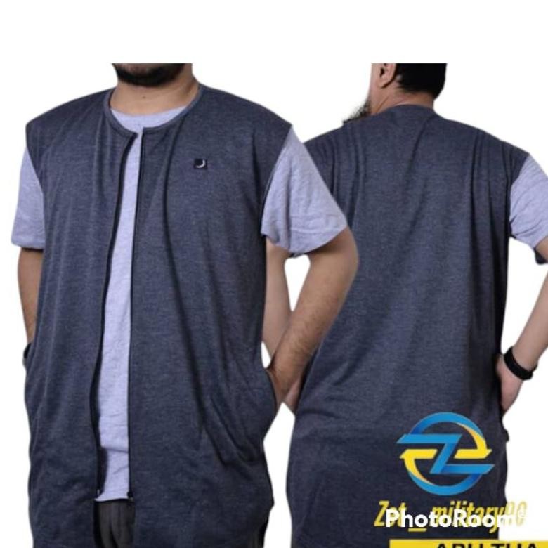 ROSAL / Rompi Shalat / Baju koko Pria/rompi solat rosal Zipper polos/rompi pria rosal/rompi solat po