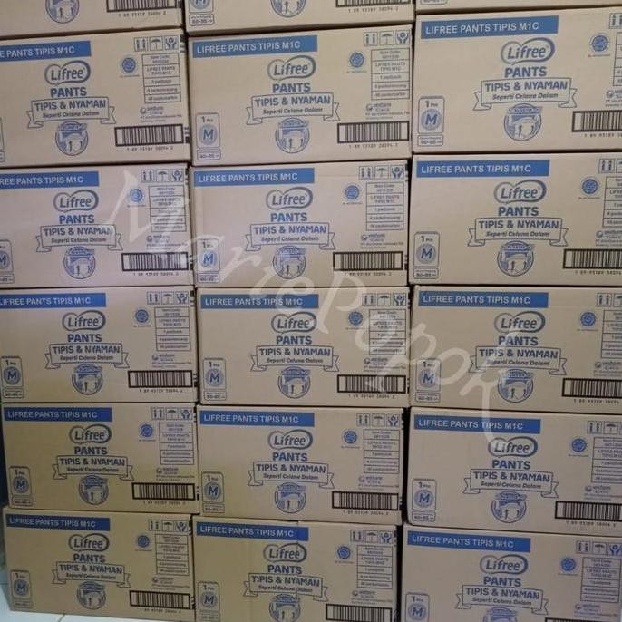 LIFREE POPOK CELANA/POPOK DEWASA (SIZE : M/L/XL) ISI 48 PCS/1 DUS