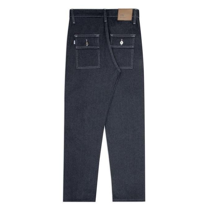 OUTRICH - CELANA FATIGUE DENIM REGULER / FATIGUE BLUE BLACK Jeans daps