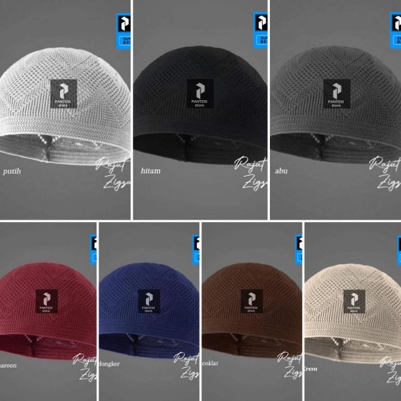 1 kodi(20 pcs)peci rajut motif ZIGZAG/kopiah rajut grosir/peci rajut elastis/kopiah laki laki/peci r