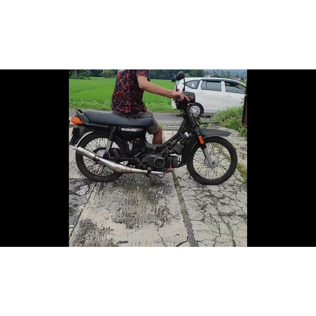 Knalpot B-PAZZ RC 100 Bravo / Sprinter Model FIZR Standar Racing