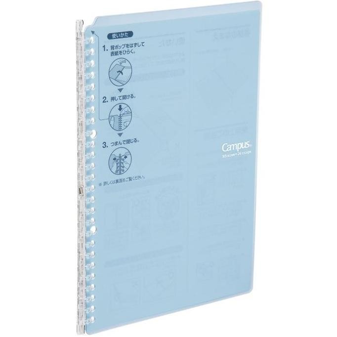 

BINDER NOTE TIPIS 60 LBR KOKUYO TRANSPARAN WARNA B5 SLIM BINDER 26 LBG