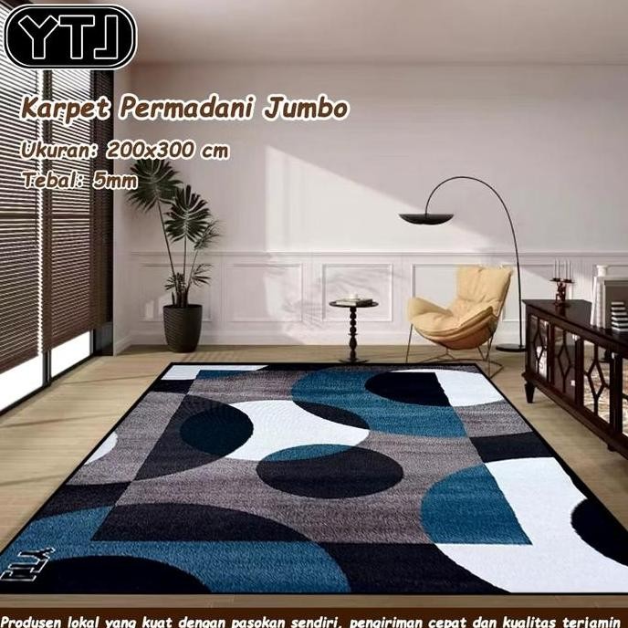 Karpet Lantai/Karpet Permadani Ruang Tamu/200x300/Motif Aesthetic Kekinian