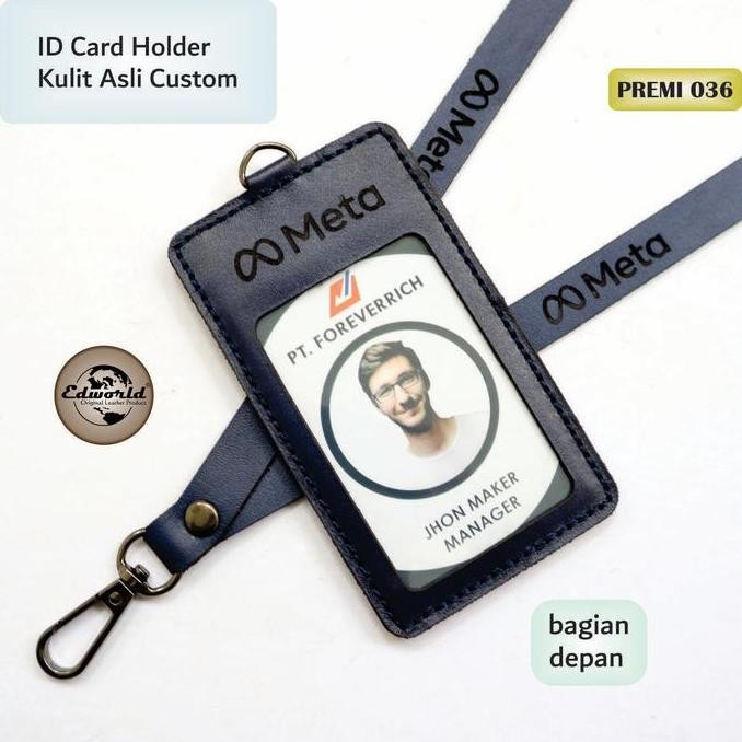 

TERMURAH - ID Card Holder Kulit Custom