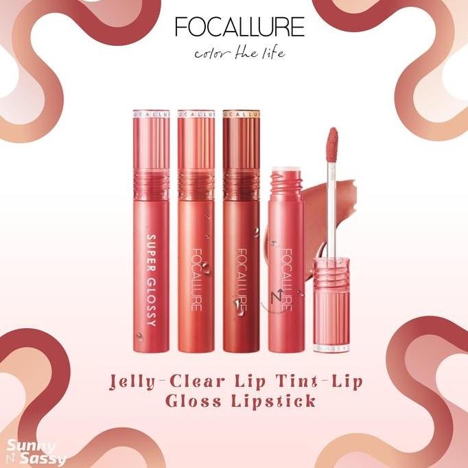 FOCALLURE Glossy Tint Liptint Lipstick Liquid