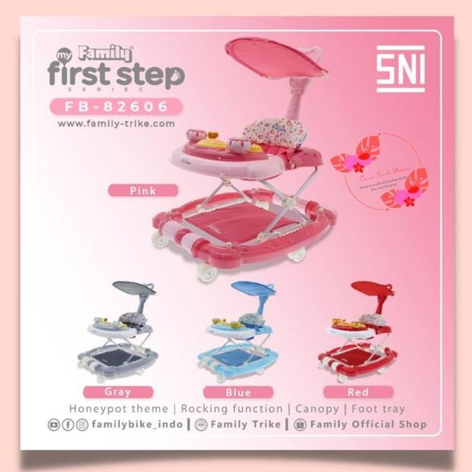 Baby Walker FAMILY FIRST STEP FB 82606