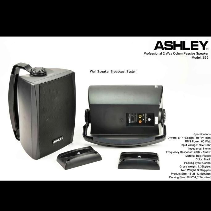 SPEAKER ASHLEY B65 6 INCH PASIF SPEAKER GARANSI ORIGINAL