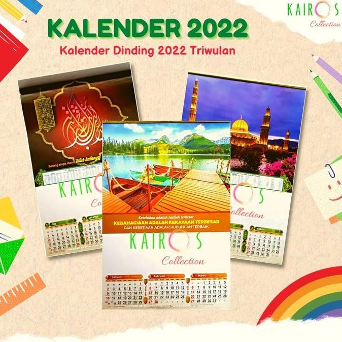 

BEBAS ONGKIR - Kalender Triwulan 100 pcs