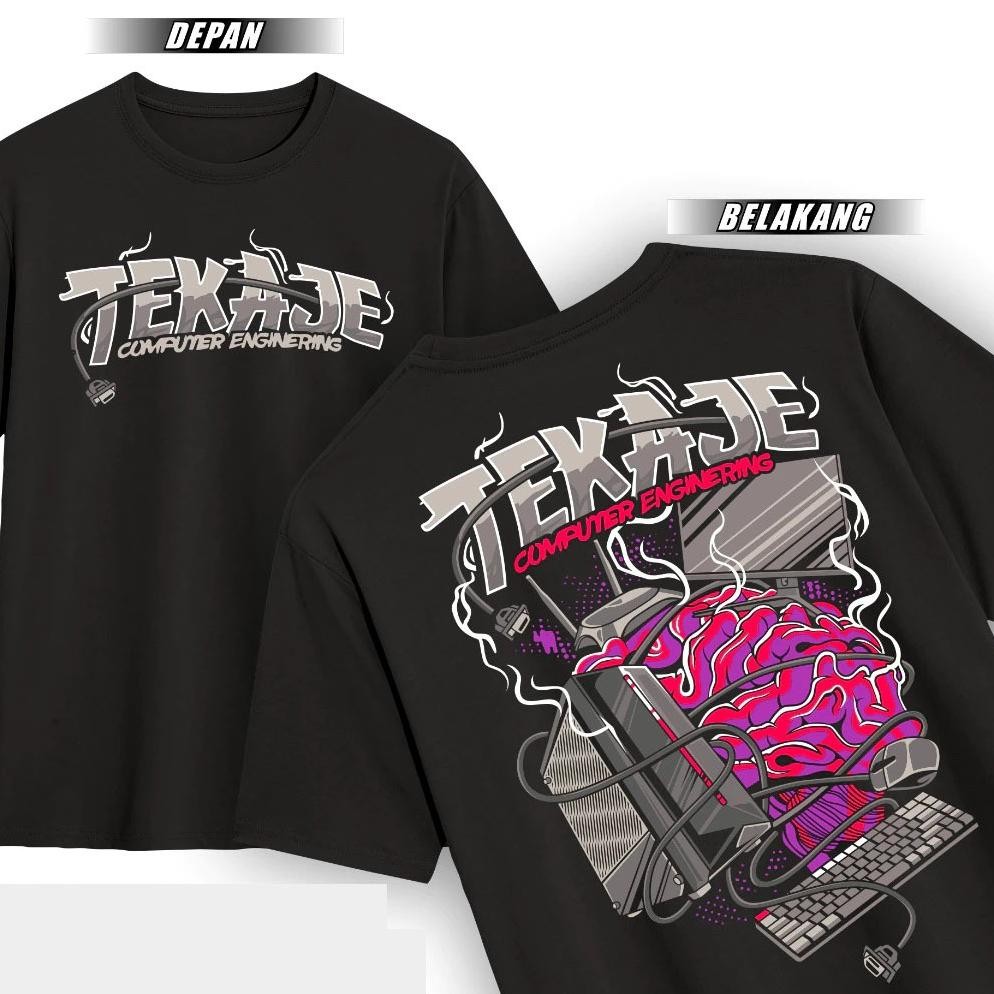 Promo Kaos Tekaje Teknik Jaringan Komputer Unisex Pria Dan Wanita