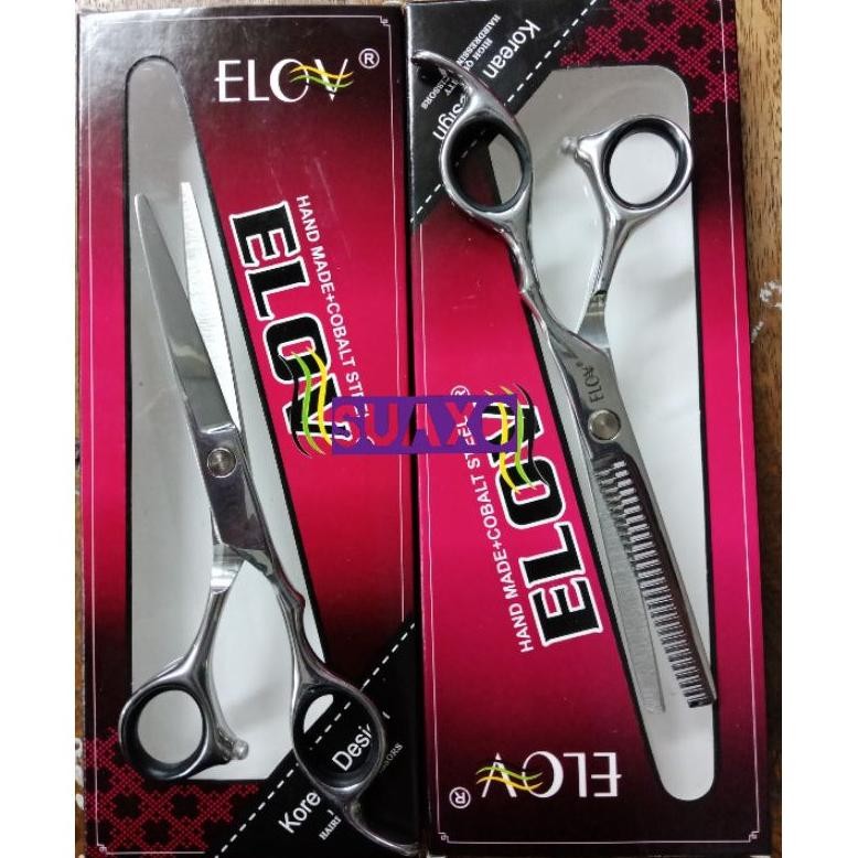 Baru Gunting Rambut Elov ORI 6 Inch - Barber Salon Profesional