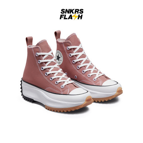 CONVERSE Run Star Hike Saddle Black White Sepatu Sneakers Wanita - A00852C - Size 40