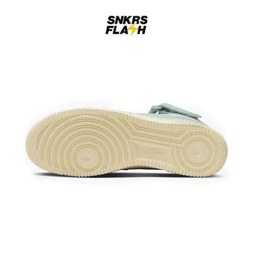 NIKE Force 1 Mid 07 Lx Grey Fog Green Sepatu Sneakers Pria - DQ8766002 - Size 38