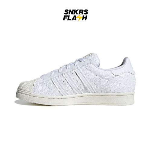 ADIDAS Disney Superstar Triple White Sepatu Sneakers Wanita - GV7912 - Size 38