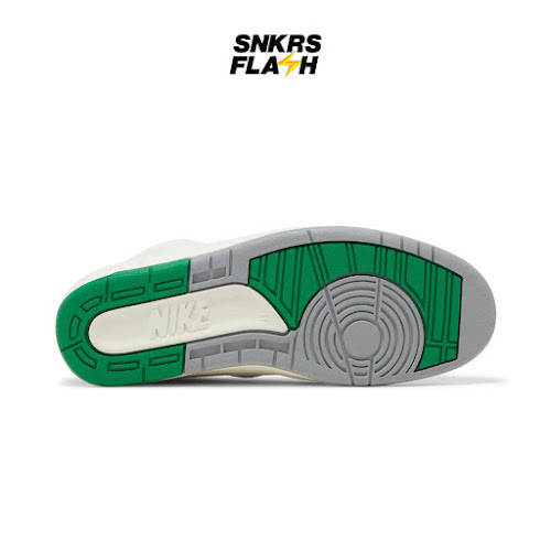 AIR JORDAN 2 Retro Lucky Green Sepatu Sneakers Pria - DR8884103 - Size 40