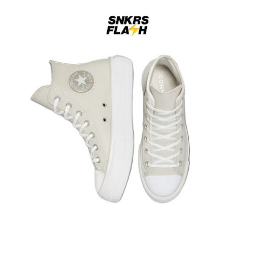 CONVERSE Ct As Lift Cc Light Bone Sepatu Sneakers Wanita - A00902C - Size 36.5