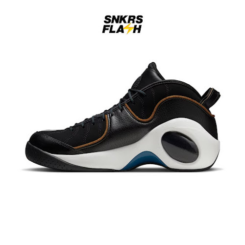 NIKE Zoom Flight 95 Black Valerian Blue Sepatu Sneakers Pria - DV6994001 - Size 43