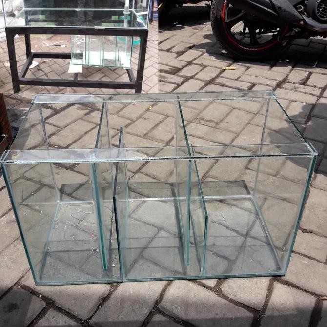 Aquarium Sump Filter 60X30X35 .Kaca Full.5 Mili .3 Skatan