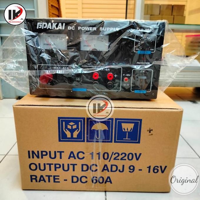 Power Supply Gp Akai Gp-60A Dc 60A Gp60A Dakai Gpakai Pakai Ps Gp-Akai Terbaru