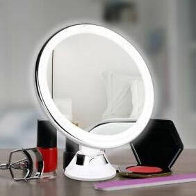 Cermin Make Up LED Lampu Kaca Rias Zoom Perbesar Pembesar 10x