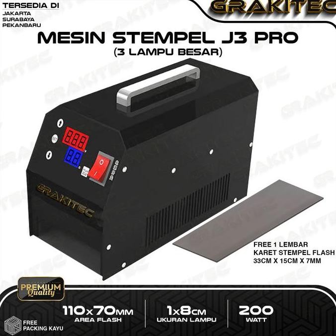 

Graki Mesin Stempel GKJ3PRO 3 Lampu KUALITAS