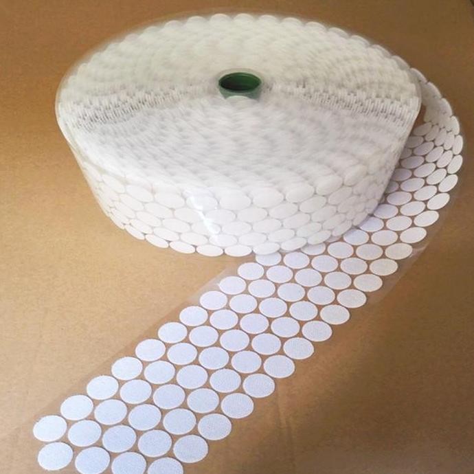 

Bulat 2cm Sticker Double Side diameter 20mm - Putih 100pcs