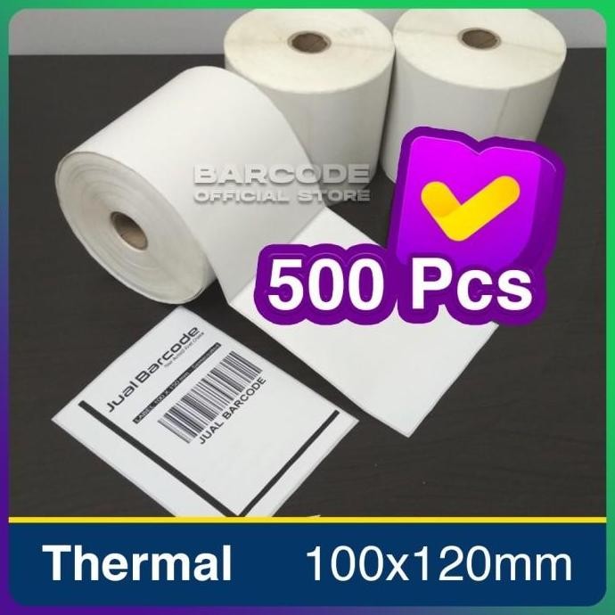 

Label Stiker Termal 100x120mm / 100 x 120 / 100x120 mm 1 Line 1 Slop