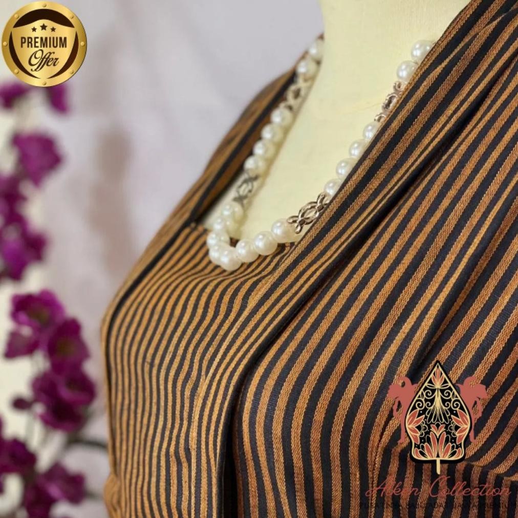 Ready Siap Kirim Baju Adat Atasan Kutubaru Bigsize - Baju Lurik Pria / Baju Lurik Wanita / Baju Jawa