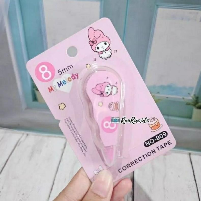 

Stipo Mini Sanrio Tipe X Karakter - Correction Tape Kertas Alat Tulis Roll Kekinian Ready