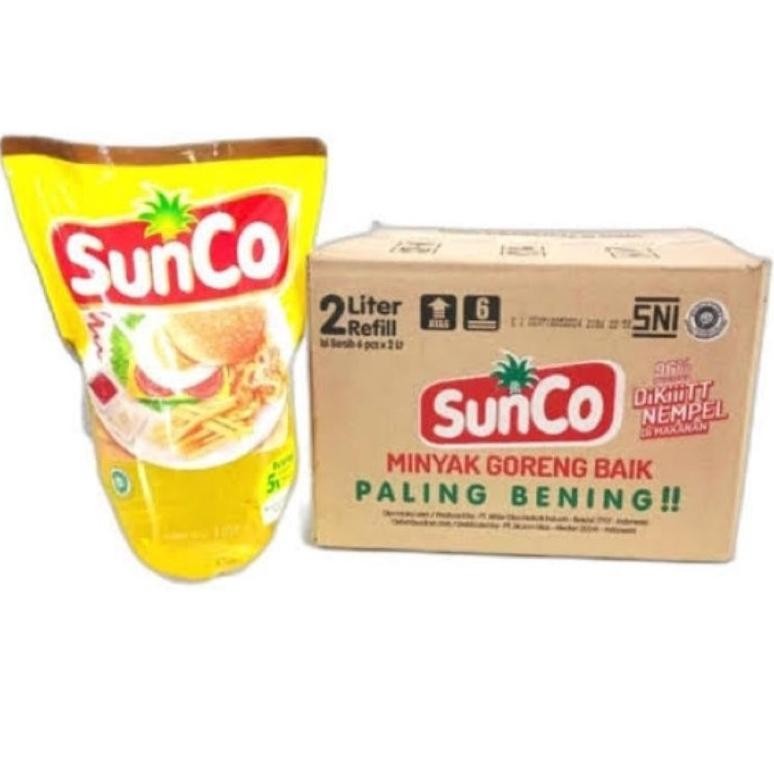

Minyak Goreng Sunco 2Liter - Minyak Goreng Sunco Refil Kemasan 2Liter Murah Stok
