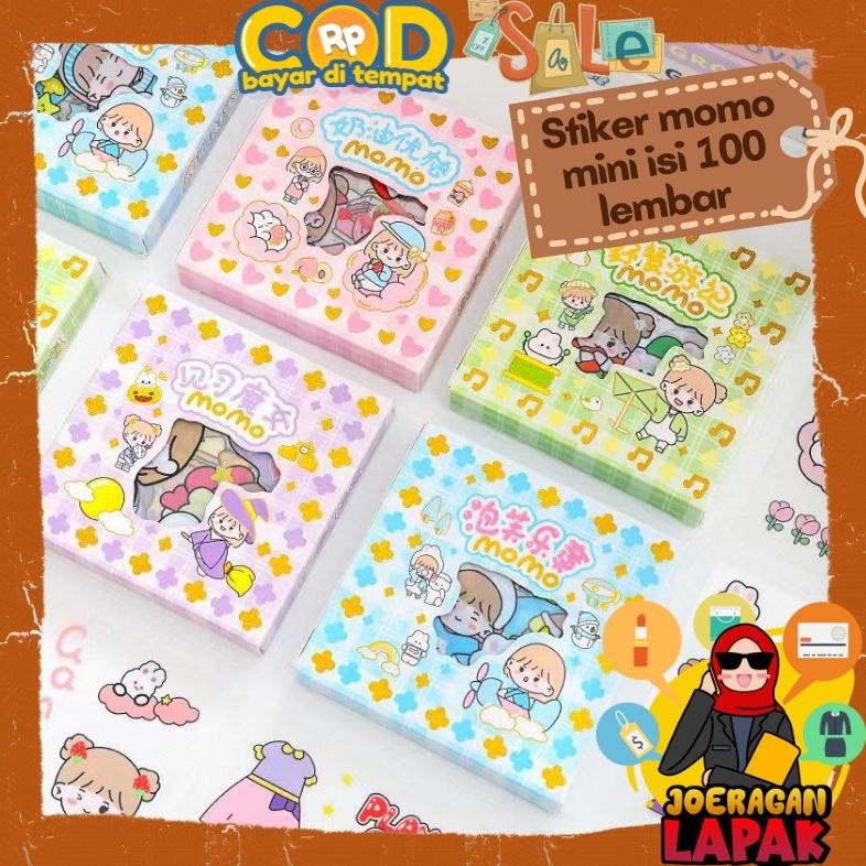 

JoeraganlapakStiker Nono Mini Isi 100 Lembar Ukuran Sticker 8X8Cm Square Tempelan Lucu Hiasan Viral