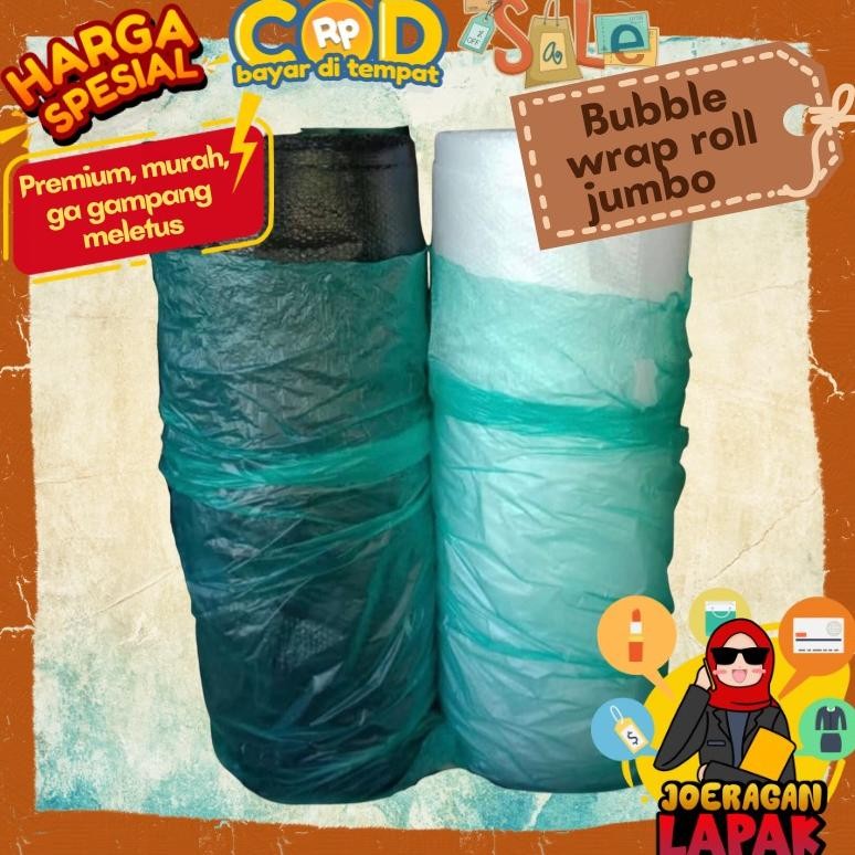 

JoeraganlapakBubble Wrap Roll Jumbo Putih Hitam Premium Murah Packing Viral