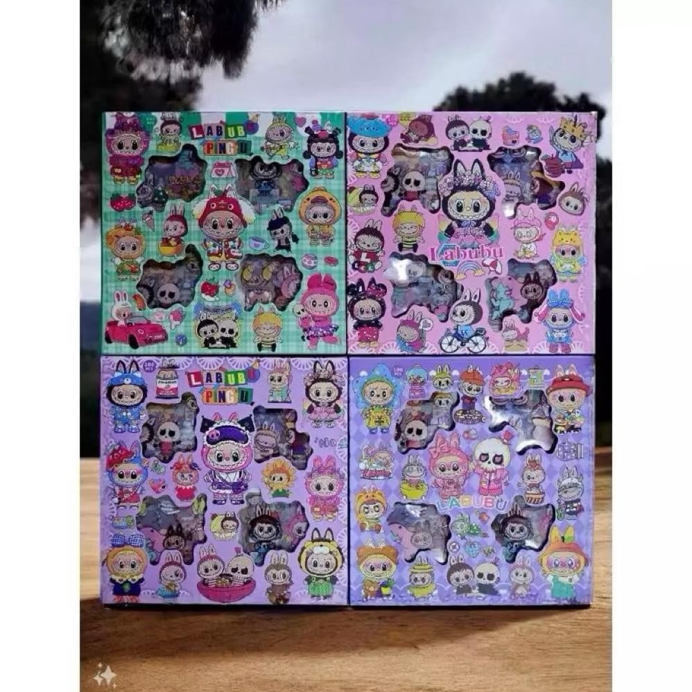 

Joeraganlapak Stiker Labubu Isi 100 Lembar Sticker Original Viral Kekinian Random Tempelan Botol Laptop Gelas Karakter Box Murah Viral