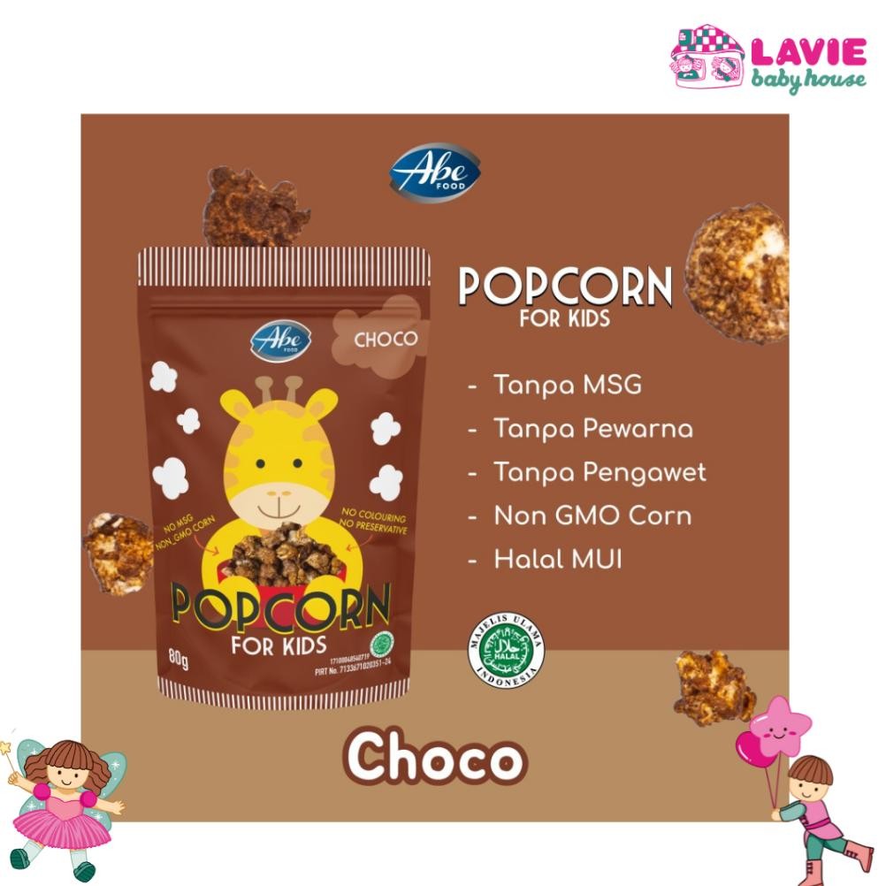 

Abe Food Pop Corn for Kids 80gr Popcorn Anak Rasa Ringan & Aman | Camilan Jagung Lezat Tanpa MSG | Snack Sehat untuk Si Kecil | Ukuran 80 gram - Lavie Baby House RB10