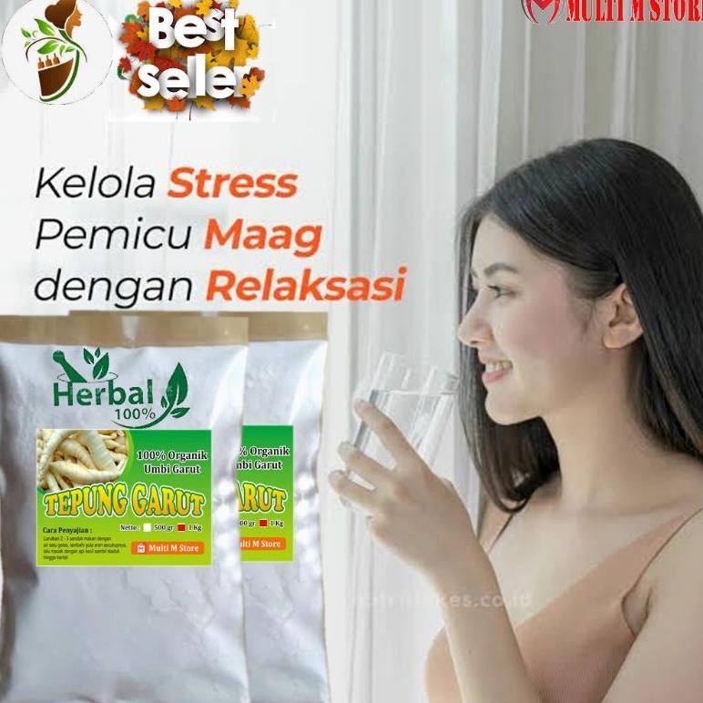 

1 Kg Tepung Pati Garut Pilihan | Terapi Maag Gerd | Obat Asam Lambung