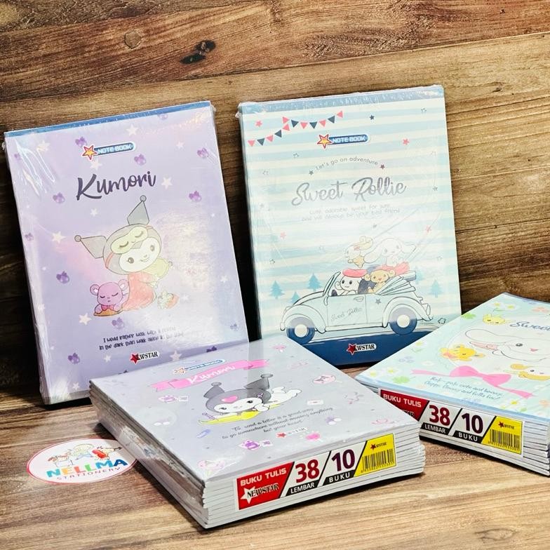 

Buku Tulis Karakter Kuromi NEWSTAR 38 Lembar Isi 10 Pcs