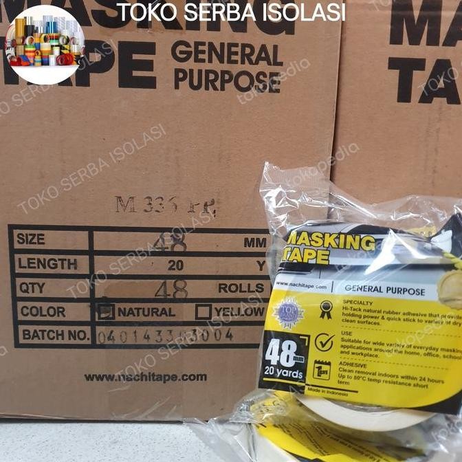 

Masking Tape Merk Nachi, Harga Kartonan Rp 428,000/Dus Co