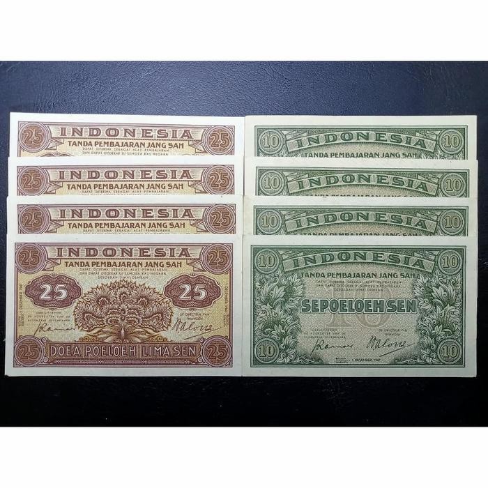 Uang Kuno Set 10 Sen Dan 25 Sen Federal 1 Original Dan Terpercaya