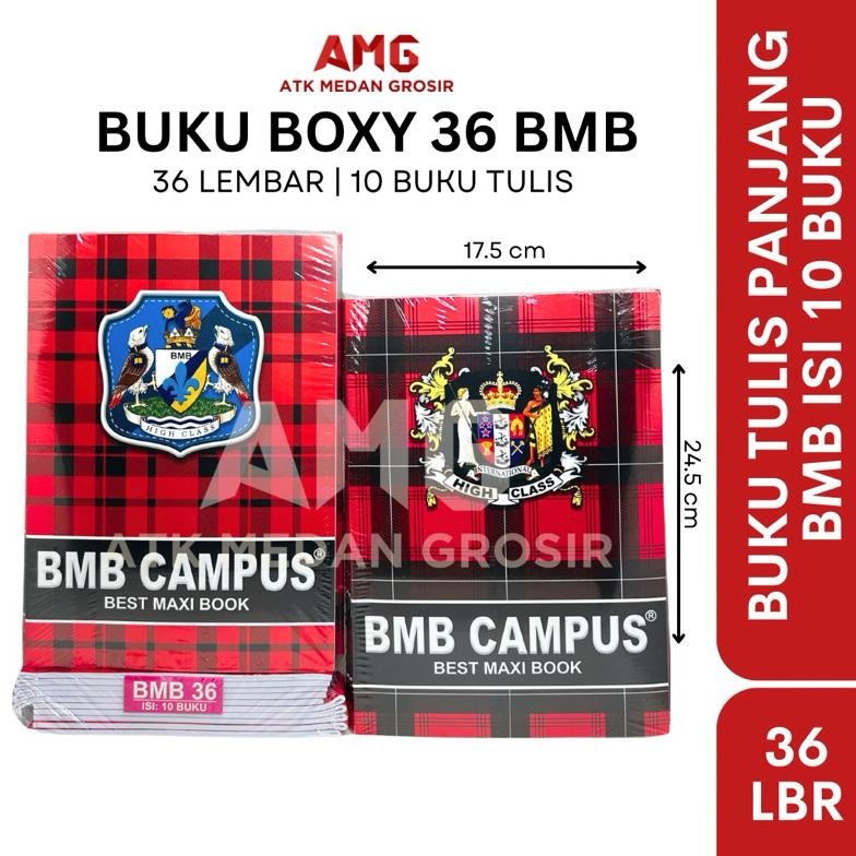 

Buku Panjang BMB Isi 36 Lembar (BEST SELLER) Harga Per Pack 10 Buku
