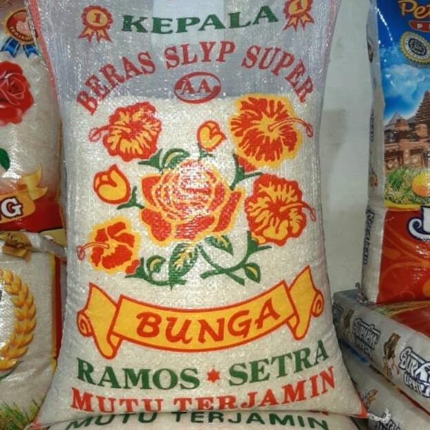

Beras Cap Bunga Ramos Centra 10kg 20kg Bebas Pewangi RB10